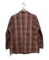 BEAMS PLUS (ビームスプラス) チェックダブルジャケット ブラウン サイズ:XL 未使用品：6000円