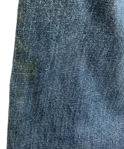 EVISU（エヴィス）EVISU (エヴィス) カモメペイントデニムパンツ インディゴ サイズ:88.5cm (W35)の古着・服飾アイテム