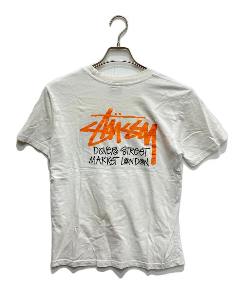 stussy（ステューシー）stussy (ステューシー) バックロゴプリントTシャツ ホワイト サイズ:Mの古着・服飾アイテム
