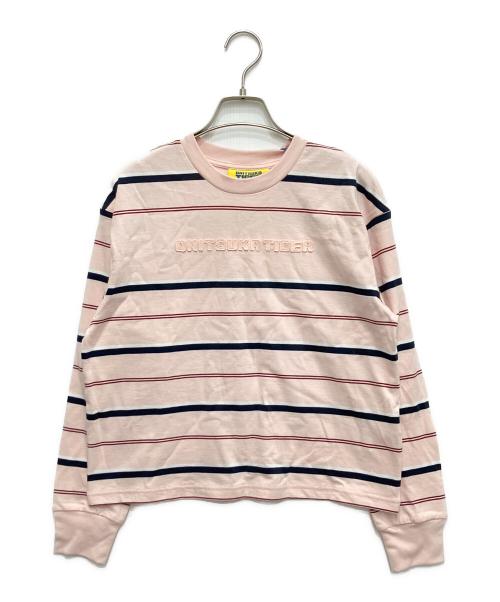 Onitsuka Tiger（オニツカタイガー）Onitsuka Tiger (オニツカタイガー) LONG SLEEVED TOP ピンク サイズ:XSの古着・服飾アイテム