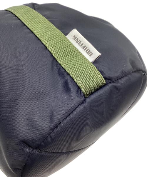 BRIEFING（ブリーフィング）BRIEFING (ブリーフィング) DUAL DRAWSTRING SHOULDERバッグ グリーン×ネイビーの古着・服飾アイテム