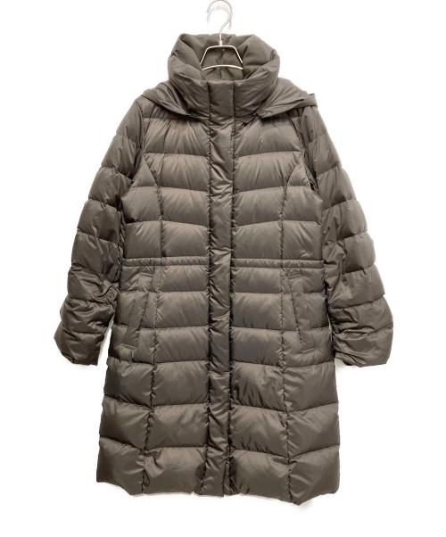 23区（ニジュウサンク）23区 (ニジュウサンク) シレータフタロングダウンコート ブラウン サイズ:38の古着・服飾アイテム