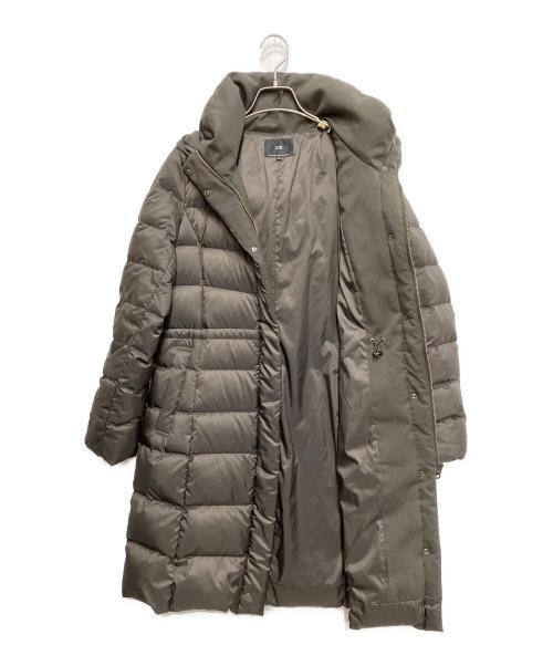 23区（ニジュウサンク）23区 (ニジュウサンク) シレータフタロングダウンコート ブラウン サイズ:38の古着・服飾アイテム