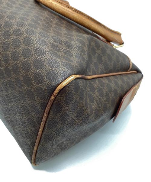 CELINE（セリーヌ）CELINE (セリーヌ) マカダムミニボストンバッグ ブラウンの古着・服飾アイテム