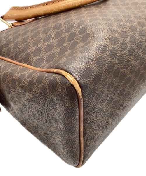 CELINE（セリーヌ）CELINE (セリーヌ) マカダムミニボストンバッグ ブラウンの古着・服飾アイテム