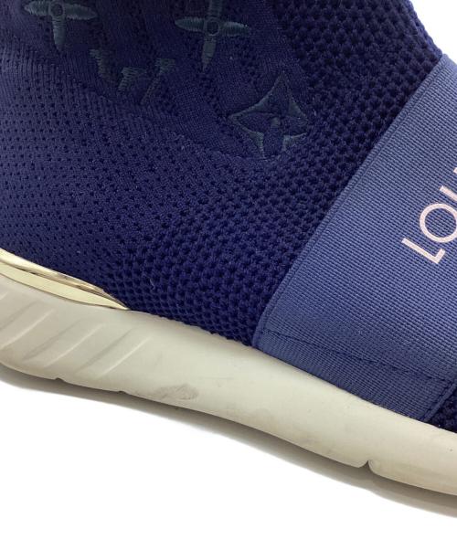 LOUIS VUITTON（ルイ ヴィトン）LOUIS VUITTON (ルイ ヴィトン) アフターゲームライン ソックススニーカー ネイビー サイズ:35の古着・服飾アイテム