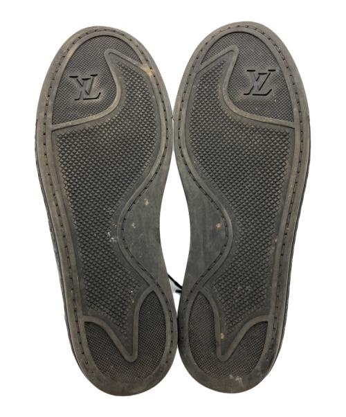 LOUIS VUITTON（ルイ ヴィトン）LOUIS VUITTON (ルイ ヴィトン) エンボスモノグラム ローカットスニーカー ブラック サイズ:35 1/2の古着・服飾アイテム