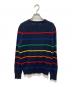 POLO RALPH LAUREN (ポロ・ラルフローレン) ボーダーニット ネイビー サイズ:L：5000円
