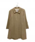 Burberry'sバーバリー）の古着「アンゴラステンカラーコート」｜ベージュ