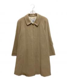 Burberry's（バーバリー）の古着「アンゴラステンカラーコート」｜ベージュ