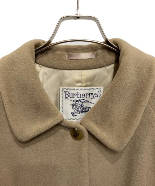 Burberry's（バーバリー）Burberry's (バーバリー) アンゴラステンカラーコート ベージュ サイズ:9ARの古着・服飾アイテム