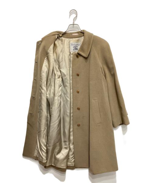 Burberry's（バーバリー）Burberry's (バーバリー) アンゴラステンカラーコート ベージュ サイズ:9ARの古着・服飾アイテム