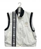 VERSACE JEANS COUTUREヴェルサーチ ジーンズクチュール）の古着「ベスト」｜ホワイト×ブラック