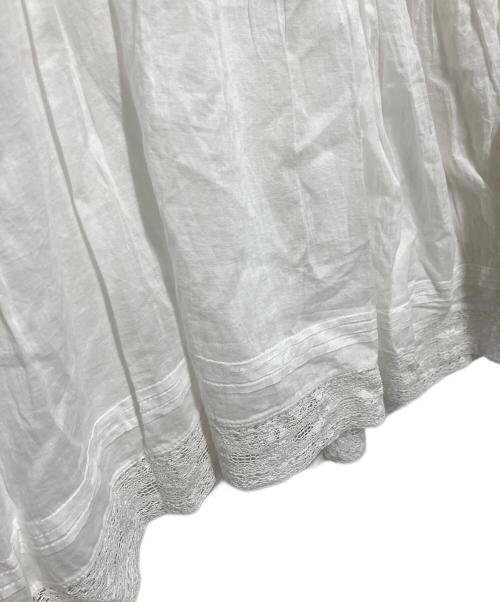 ne quittez pas（ヌキテパ）ne quittez pas (ヌキテパ) レースブラウス ホワイト サイズ:不明の古着・服飾アイテム