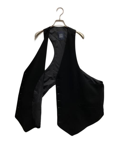 LIMI feu（リミフゥ）LIMI feu (リミフゥ) オーバーサイズ変形ジレ ブラック サイズ:Sの古着・服飾アイテム