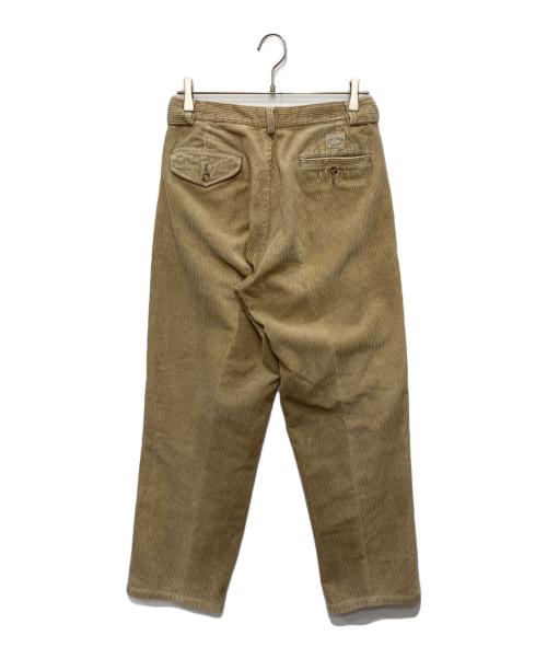 POLO RALPH LAUREN（ポロ・ラルフローレン）POLO RALPH LAUREN (ポロ・ラルフローレン) 2タックコーデュロイパンツ ベージュ サイズ:76cm (W30)の古着・服飾アイテム
