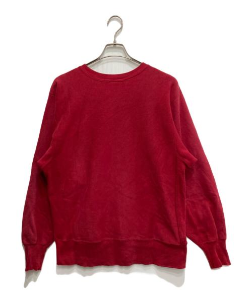 Champion REVERSE WEAVE（チャンピオン リバース ウィーブ）Champion REVERSE WEAVE (チャンピオン リバース ウィーブ) 目有クルーネックスウェット レッド サイズ:Lの古着・服飾アイテム