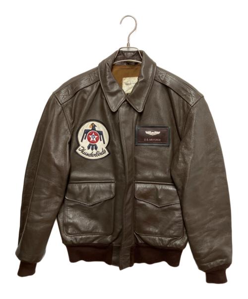COCKPIT（コックピット）COCKPIT (コックピット) A-2フライトジャケット ブラウン サイズ:38の古着・服飾アイテム