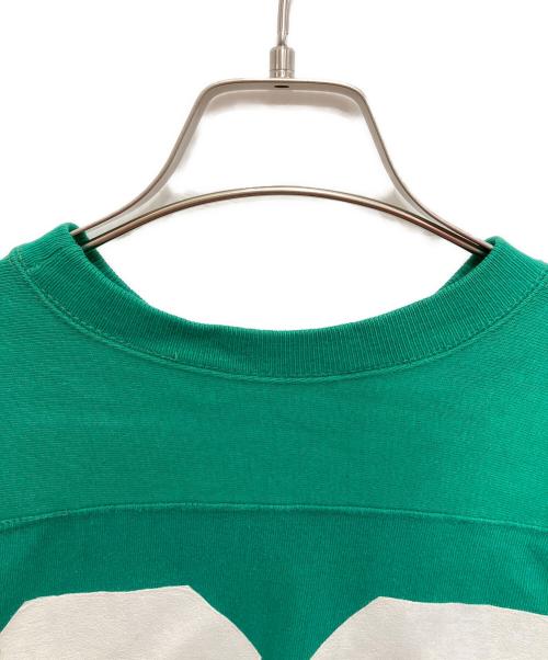 Champion（チャンピオン）Champion (チャンピオン) 60'sヴィンテージフットボールTシャツ グリーン サイズ:Sの古着・服飾アイテム