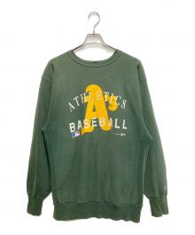 Champion（チャンピオン）の古着「リバースウィーブスウェット」｜グリーン