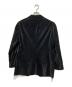 ARMANI COLLEZIONI (アルマーニ コレツィオーニ) ベルベットテーラードジャケット ブラック サイズ:50 未使用品：9000円