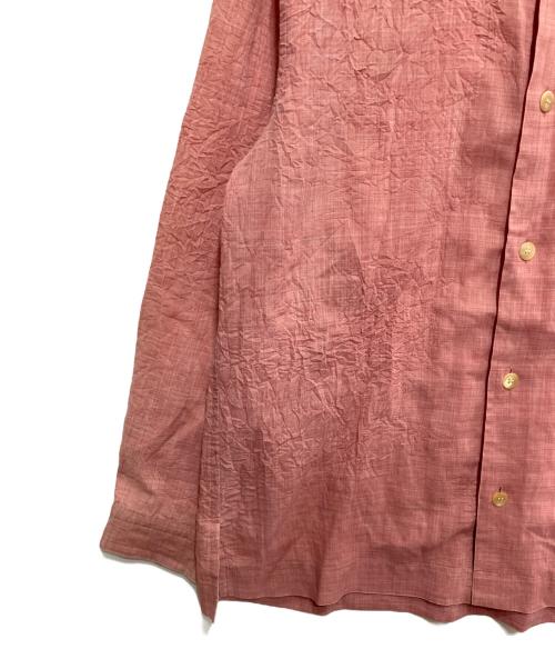 ISSEY MIYAKE MEN（イッセイミヤケメン）ISSEY MIYAKE MEN (イッセイミヤケメン) シワ加工シャツ レッド サイズ:2の古着・服飾アイテム