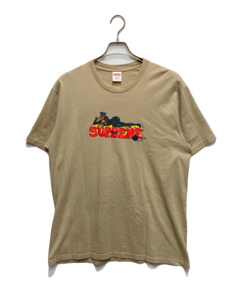 SUPREME（シュプリーム）SUPREME (シュプリーム) Catwoman Tee（キャットウーマン ティー） ベージュ サイズ:Lの古着・服飾アイテム