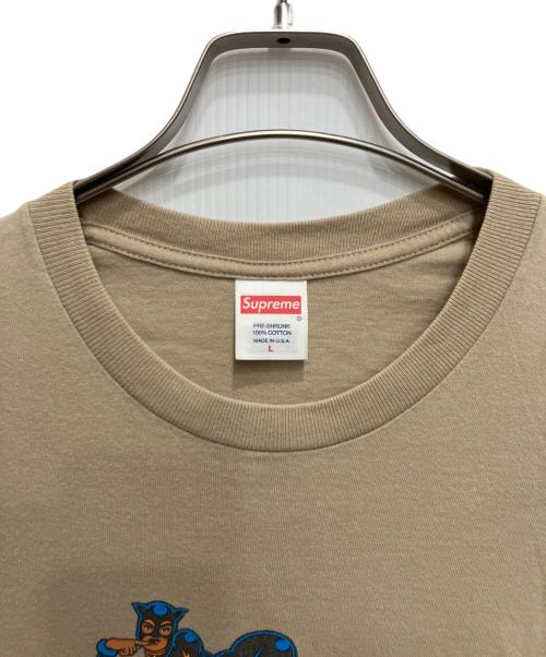 SUPREME（シュプリーム）SUPREME (シュプリーム) Catwoman Tee（キャットウーマン ティー） ベージュ サイズ:Lの古着・服飾アイテム