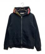 A BATHING APEアベイシングエイプ）の古着「SHARK FULL ZIP HOODIE」｜ブラック