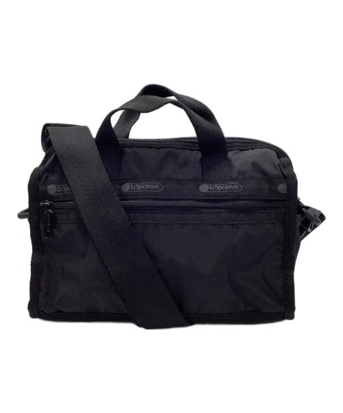 LeSportsac（レスポートサック）LeSportsac (レスポートサック) ミニダッフルクロスボディバッグ ブラックの古着・服飾アイテム