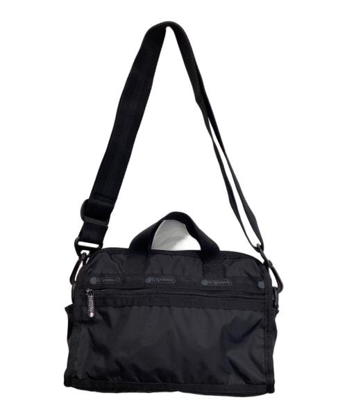 LeSportsac（レスポートサック）LeSportsac (レスポートサック) ミニダッフルクロスボディバッグ ブラックの古着・服飾アイテム