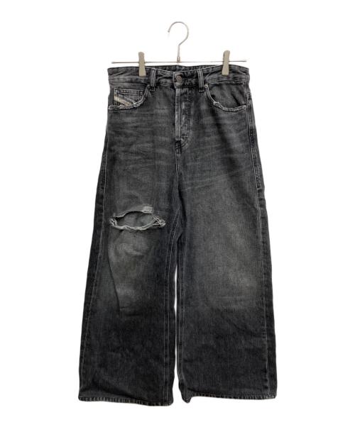 DIESEL（ディーゼル）DIESEL (ディーゼル) relaxed jeans 1996 d-sire ブラック サイズ:24の古着・服飾アイテム