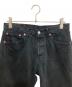 中古・古着 LEVI'S (リーバイス) 501デニムパンツ ブラック サイズ:W32×L32：6000円
