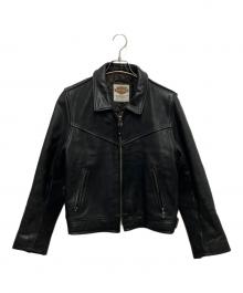HARLEY-DAVIDSON（ハーレーダビッドソン）の古着「レザージャケット」｜ブラック