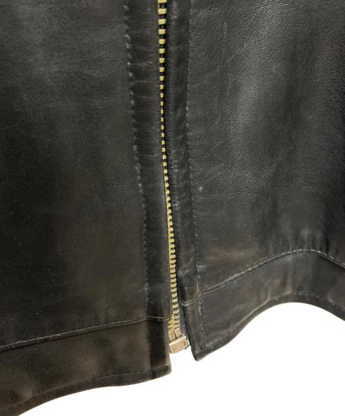 HARLEY-DAVIDSON（ハーレーダビッドソン）HARLEY-DAVIDSON (ハーレーダビッドソン) レザージャケット ブラック サイズ:Mの古着・服飾アイテム