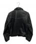 HARLEY-DAVIDSON (ハーレーダビッドソン) レザージャケット ブラック サイズ:M：18000円