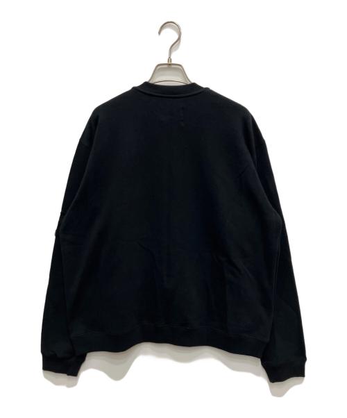 BEAMS BOY（ビームスボーイ）BEAMS BOY (ビームスボーイ) TORI-TO (トリト) 別注 タテフリル カーディガン ブラック サイズ:Mの古着・服飾アイテム