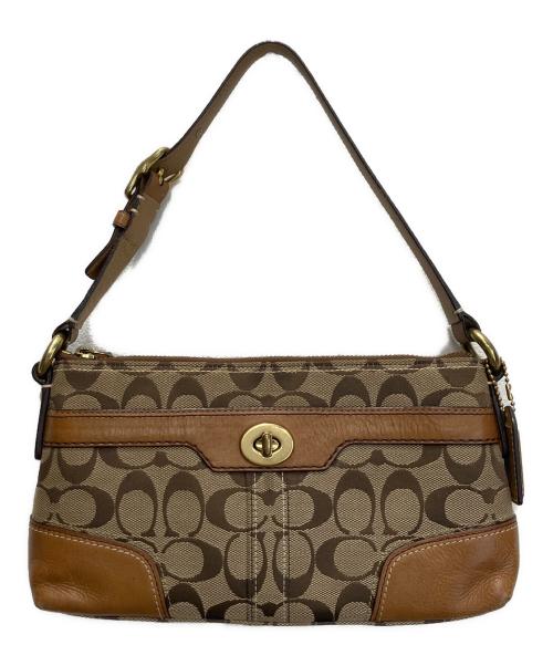 COACH（コーチ）COACH (コーチ) ワンショルダーバッグ ブラウンの古着・服飾アイテム