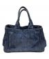 PRADA (プラダ) カナパ トートバッグ インディゴ：19000円