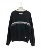 WACKO MARIAワコマリア）の古着「Middle Weight Crew Neck Sweatshirt （ミドルウェイトクルーネックスウェット）」｜ブラック