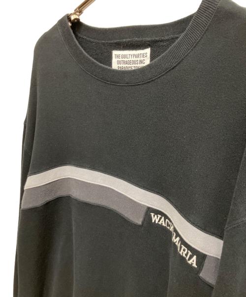 WACKO MARIA（ワコマリア）WACKO MARIA (ワコマリア) Middle Weight Crew Neck Sweatshirt （ミドルウェイトクルーネックスウェット） ブラック サイズ:XLの古着・服飾アイテム