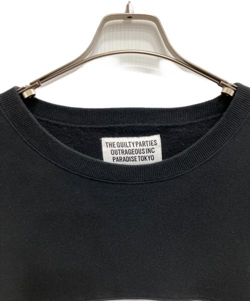 WACKO MARIA（ワコマリア）WACKO MARIA (ワコマリア) Middle Weight Crew Neck Sweatshirt （ミドルウェイトクルーネックスウェット） ブラック サイズ:XLの古着・服飾アイテム