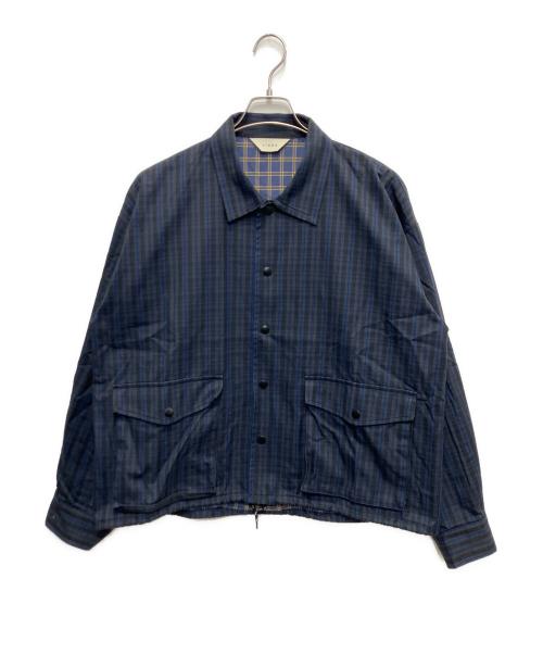 jieda（ジエダ）jieda (ジエダ) CHECK COACH JACKET ネイビー サイズ:2の古着・服飾アイテム