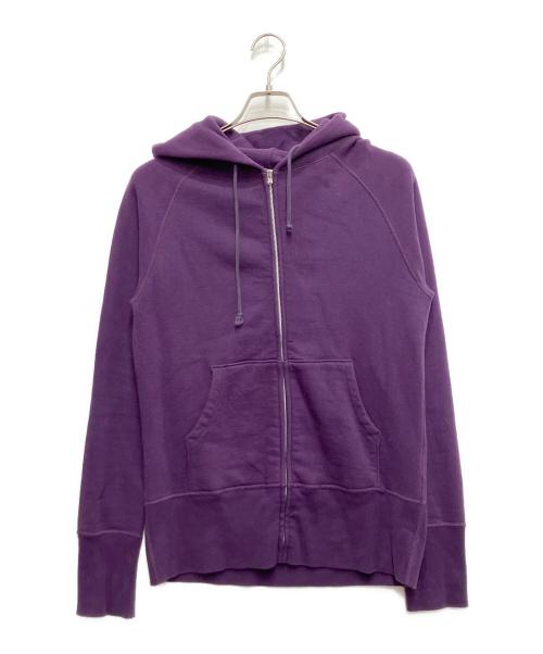 DRESSTERIOR（ドレステリア）DRESSTERIOR (ドレステリア) デキシー吊裏毛ジップアップパーカ パープル サイズ:Mの古着・服飾アイテム