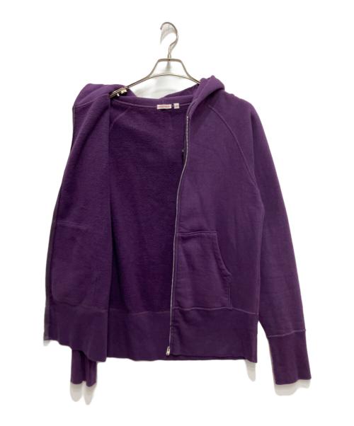DRESSTERIOR（ドレステリア）DRESSTERIOR (ドレステリア) デキシー吊裏毛ジップアップパーカ パープル サイズ:Mの古着・服飾アイテム
