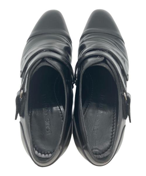 LOUIS VUITTON（ルイ ヴィトン）LOUIS VUITTON (ルイ ヴィトン) Double Monk Strap Shoes ブラック サイズ:8の古着・服飾アイテム