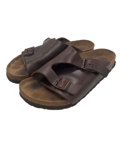 BIRKENSTOCK（ビルケンシュトック）BIRKENSTOCK (ビルケンシュトック) ZURICH (チューリッヒ) ウェッジソールサンダル ブラウン サイズ:26.5の古着・服飾アイテム