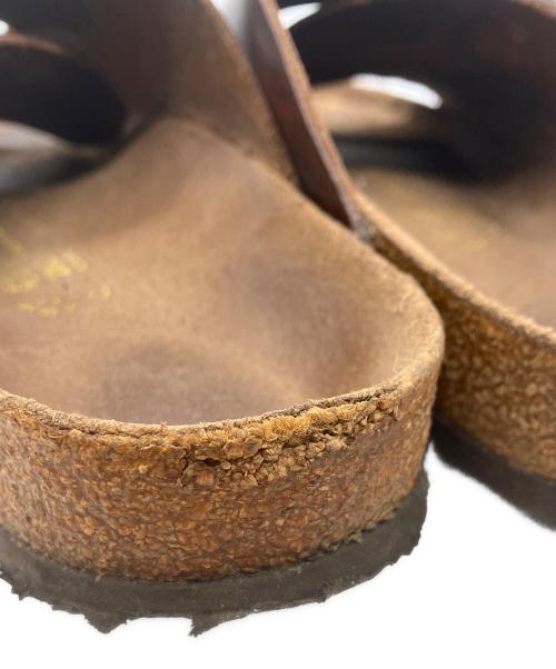 BIRKENSTOCK（ビルケンシュトック）BIRKENSTOCK (ビルケンシュトック) ZURICH (チューリッヒ) ウェッジソールサンダル ブラウン サイズ:26.5の古着・服飾アイテム