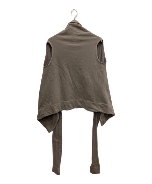 DRKSHDW（ダークシャドウ）DRKSHDW (ダークシャドウ) 変形スウェットベスト ベージュ サイズ:XSの古着・服飾アイテム