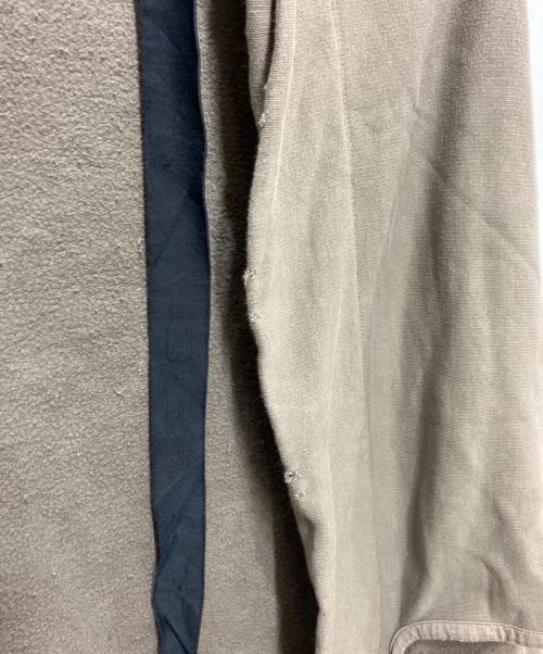 DRKSHDW（ダークシャドウ）DRKSHDW (ダークシャドウ) 変形スウェットベスト ベージュ サイズ:XSの古着・服飾アイテム